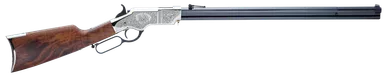 Henry Original Silver Deluxe Engraved Lever Action Rifle .44-40 WCF 24.5" Barrel Walnut Stock