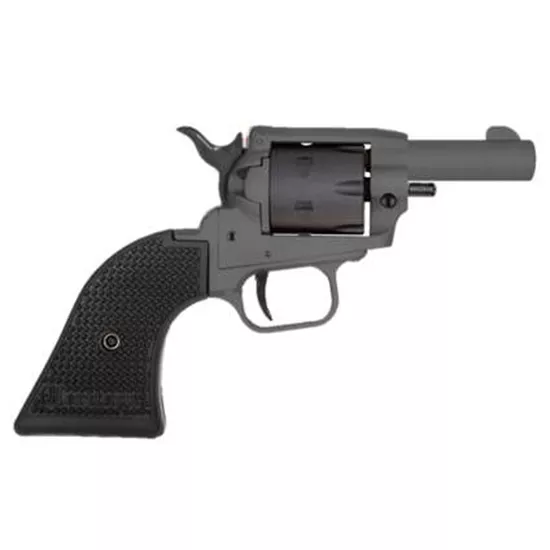 Heritage Mfg BK22C2 Barkeep 22 LR 6 Shot 2.68” Tungsten Gray Cerakote Barrel, Tungsten Gray Cerakote w/Black Accents Frame, Black Cerakote Cylinder, Black Star Polymer Grips