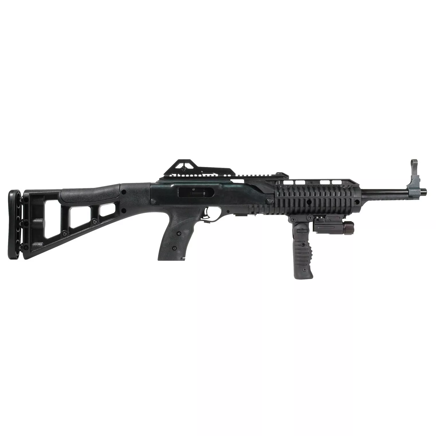 Hi-Point 995FGFLTS 995TS Carbine 9mm Luger 16.50” 10+1 Black All Weather Molded Stock W/Forward Folding Grip and Weapon-Mounted Flashlight