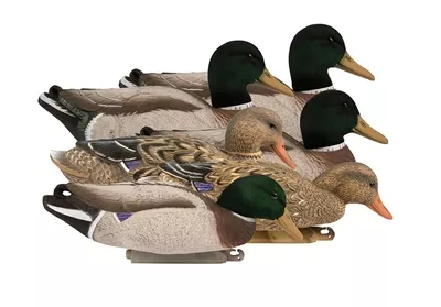 Higdon Magnum Mallard Foam Filled Decoys w/ Flocked Heads 6pk #17053