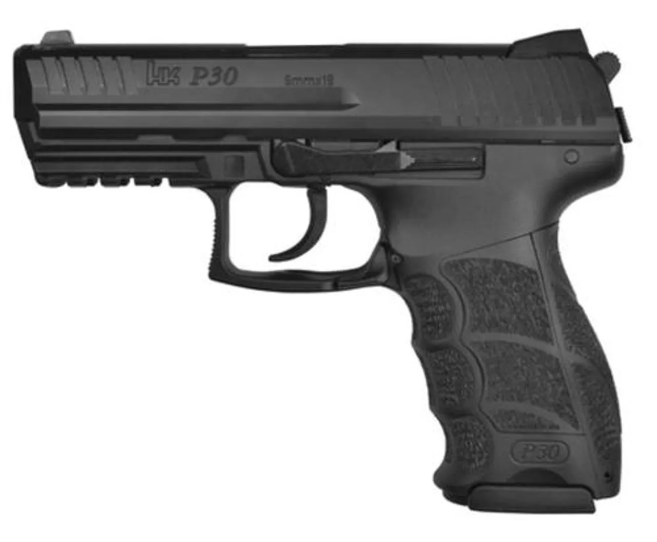HK P30 (V3) DA/SA, rear decocking button, two 15rd magazines