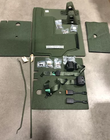 HMMWV Humvee Seatbelt and Insulation Modification Kit 57K3225