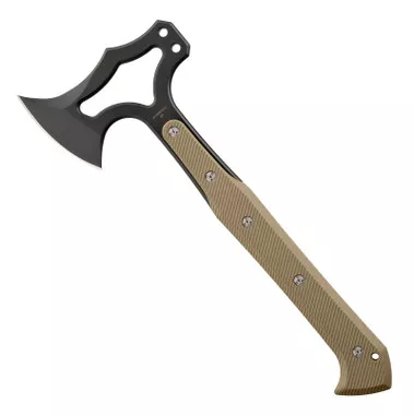 Hogue 35777 Allen Elishewitz EX-T01 Tomahawk S7 Tool Steel Blade FDE Cerakote