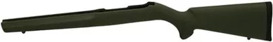 Hogue Rubber Overmolded Stock Ruger 10-22 Standard Barrel Channel OD Green