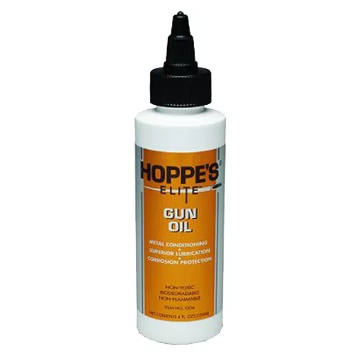 Hoppe’s GO4 Elite Gun Oil Lubricates And Prevents Corrosion 4 oz. Squeeze Bottle