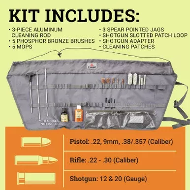 Hoppe’s Ready Roll Kit With Dry Universal Cleaning Kit