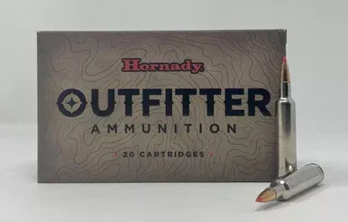 Hornady 257 Weatherby Magnum Ammunition 81362 Outfitter 90 Grain GMX Ballistic Tip 20 Rounds
