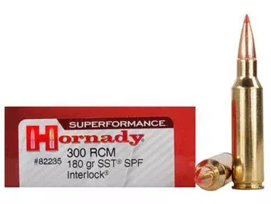 Hornady 300 RCM Ammunition Superformance H82235 180 Grain SST 20 rounds