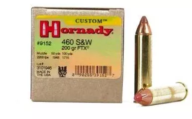 Hornady 460 S&W Custom H9152 200 gr FTX 20 rounds