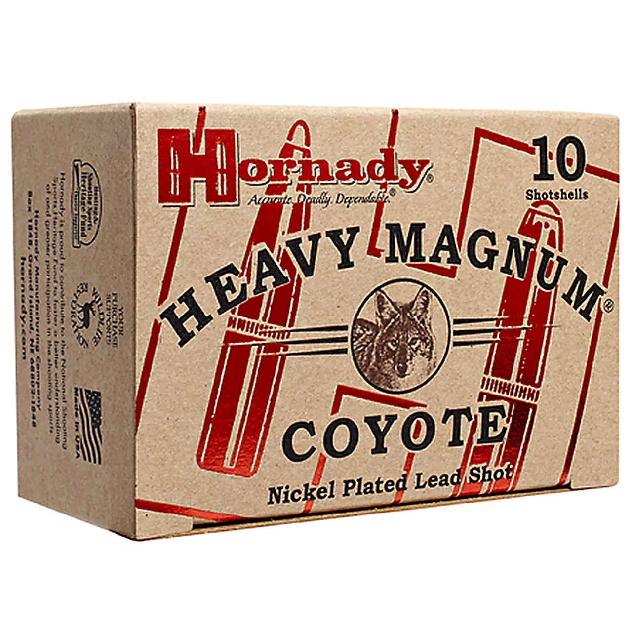 Hornady 86224 Coyote 12 Gauge 3″ 1 1/2 oz 00 Buck 10 Rounds