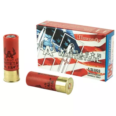 Hornady American 12 Guage 2.75" 1oz Rifled Slug Ammunition - 5 Rounds
