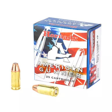 Hornady American Gunner 9mm +P Ammo 124 Grain XTP Box of 25