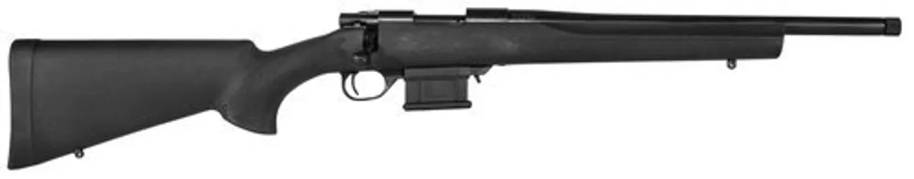 Howa Mini Action .300 Blackout, 16.25″ Threaded Barrel, Fixed HTI Black Stock, 10rd