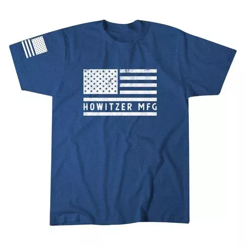 Howitzer Bold Flag Tee Electric Blue