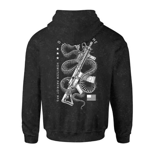 Howitzer Coiled Snake Hood Vintage Black