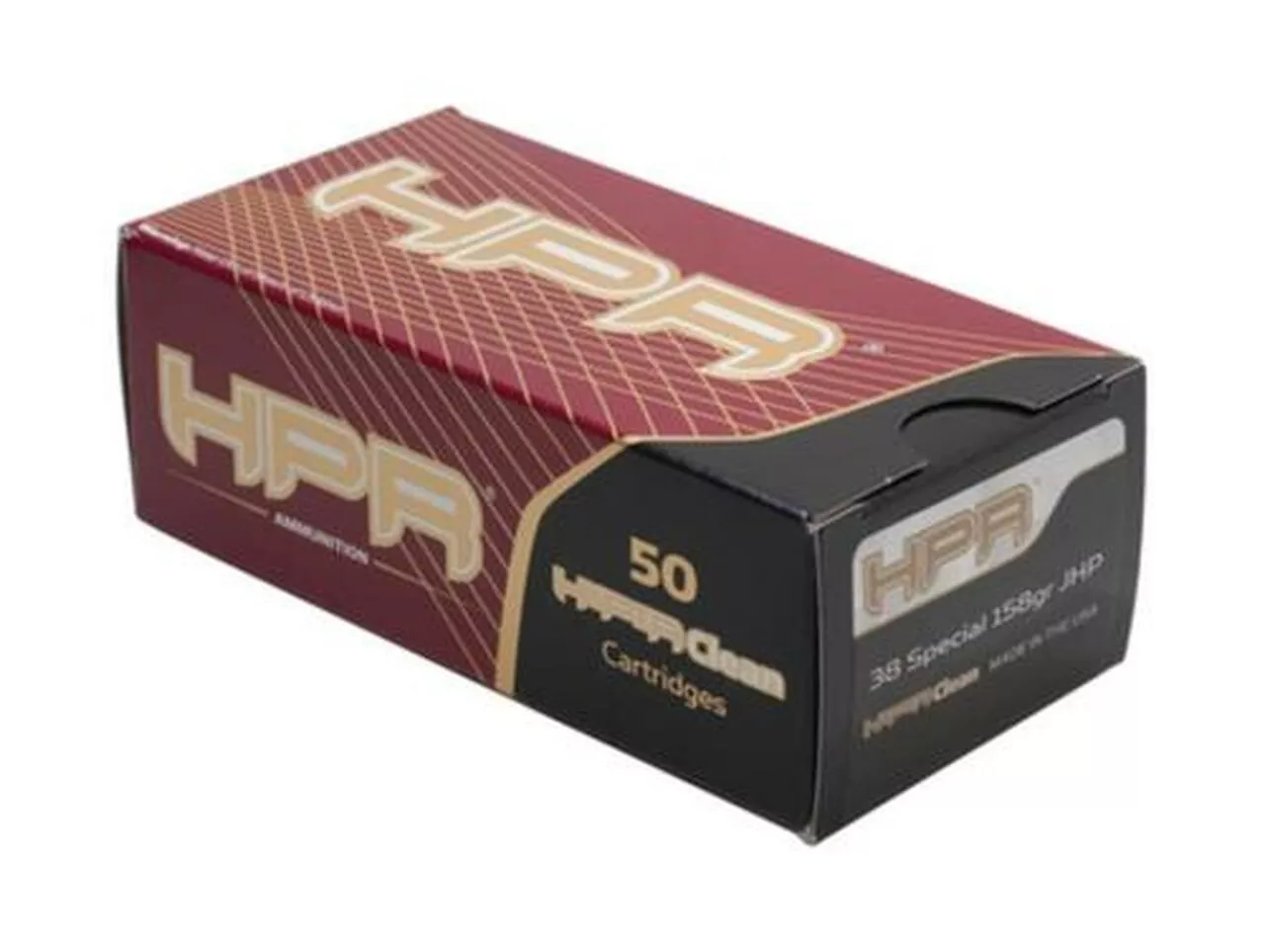 HPR Ammunition Hyperclean Defensive .38 Special 158 Gr, Xtp Hollow Point, 50rd/Box