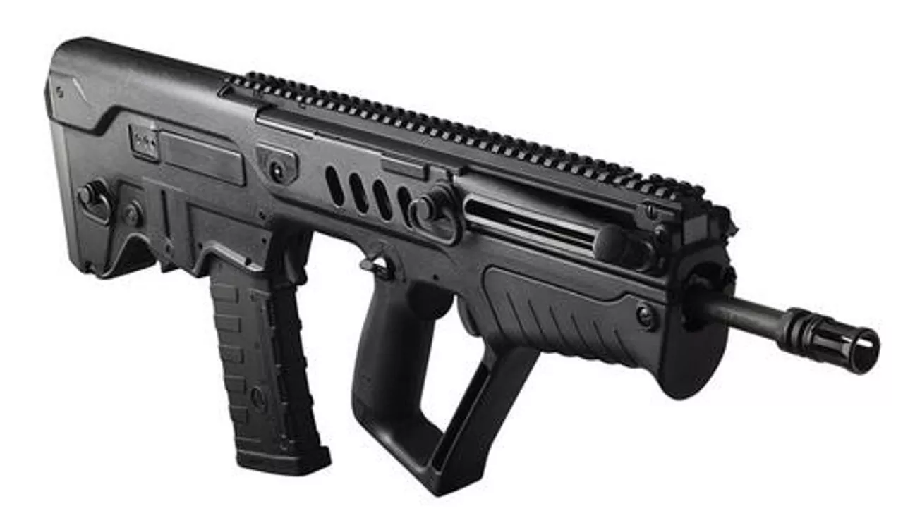 IWI TAVOR SAR Bullpup Rifle – Flattop – Left Hand 5.56 NATO, Black Stock, 16.5 1:7 Barrel, 30rd Mag