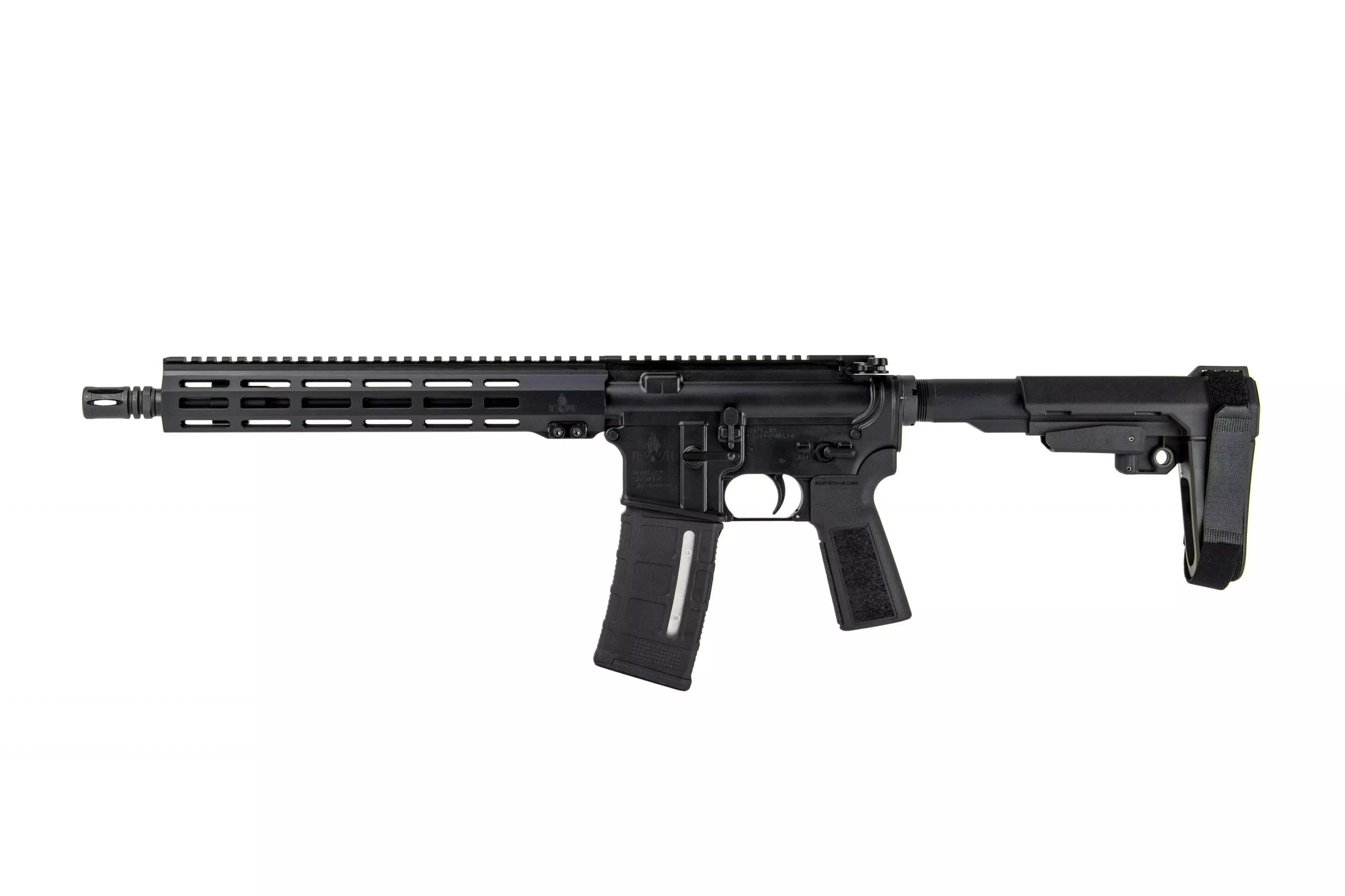 IWI ZION Z-15 556 Nato AR-15 Pistol 12.5 MLOK SBA3 Brace Z15TAC12