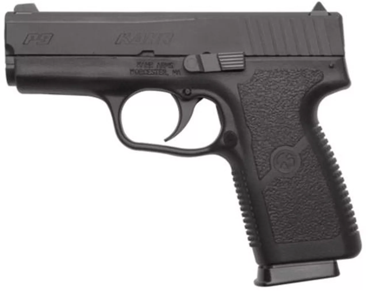 Kahr Arms KP9094 P9 Standard DAO 9mm 3.5″ Barrel, Synthetic Grip Black Poly Frame/Black Stainless, 6rd