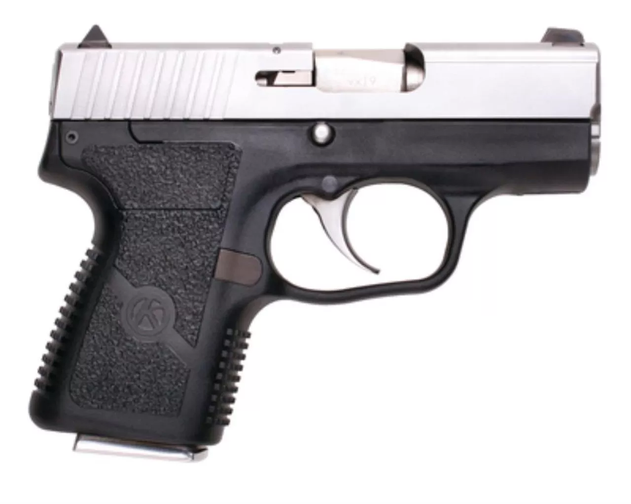 Kahr PM9 Compact 9MM 3″ Barrel Matte Stainless Slide Black Polymer Frame, Loaded Chamber Indicator Adj Sights 7 Round
