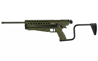 Kel-Tec R50GRN R50 5.7x28mm 50+1 16.10” Threaded Barrel, Green Receiver & Polymer Grip, Side-Folding Stock, Adjustable Sights, QD Sling Mount