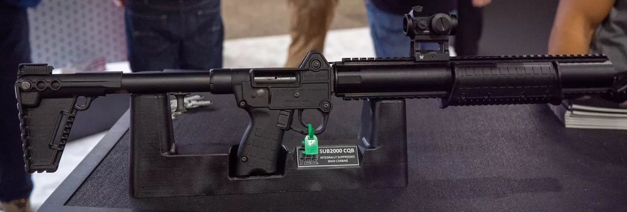Kel-Tec Sub-2000 CQB 9mm, 16.25″ Barrel, Integrally Suppressed, Black