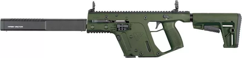 Kriss Vector CRB G2 .45acp – 16″ 13rd M4 Stock OD Green KV45-CGR20