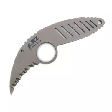 KZ Titanium Talon 2" Serrated Edge