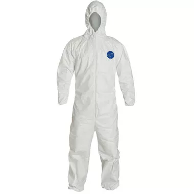 Lakeland 01428 Tyvek White Coveralls, Box of 25
