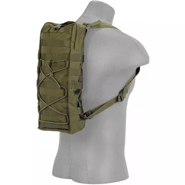 Lancer Tactical MOLLE Attachable Hydration Backpack OD Green