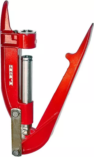 Lee Precision Cast Iron Reloading Breech Lock Hand Press Only Red USED