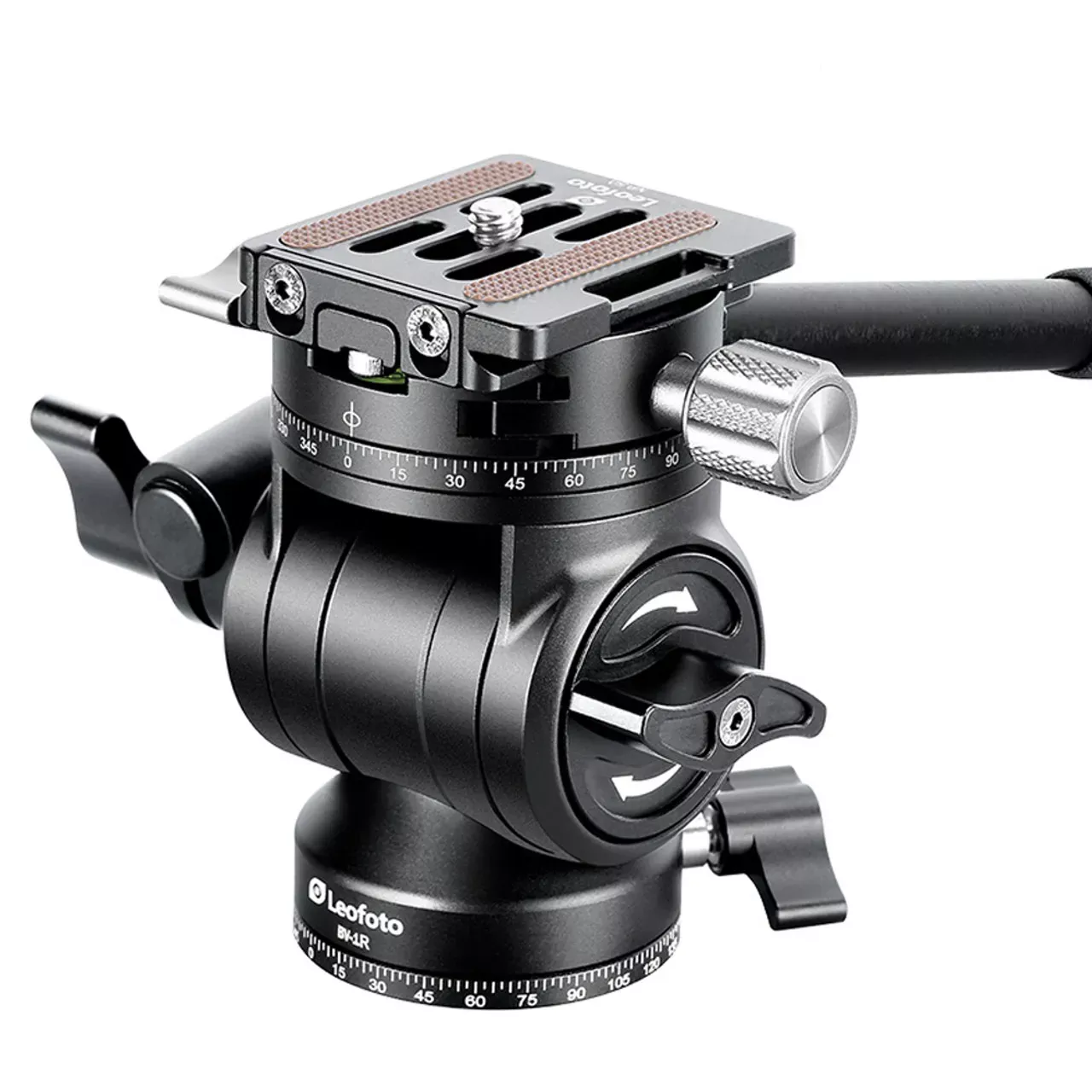 Leofoto BV-1R 48mm Base Fluid Video Head with Panning Clamp and Arca NP-50 Plate
