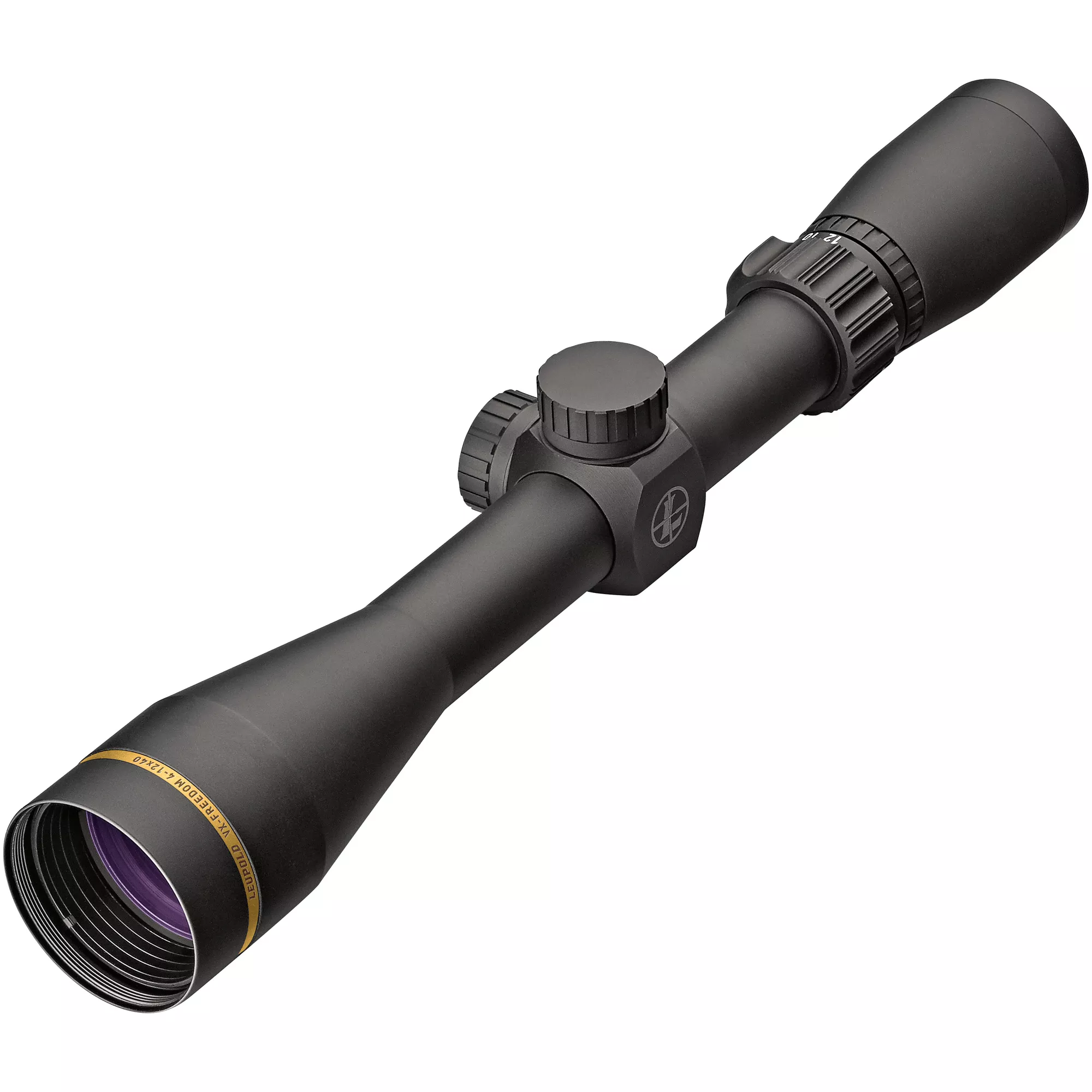 Leupold 175079 VX-Freedom Matte Black 4-12x40mm CDS 30mm Tube Tri-MOA Reticle