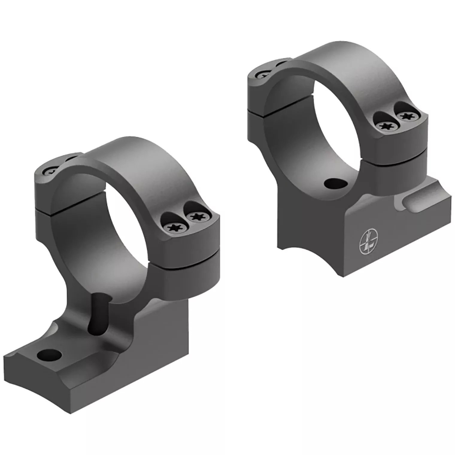 Leupold 177160 BackCountry Black 7075 T-6 Aluminum 30mm Tube High Fits Weatherby Mark V 6 Lug