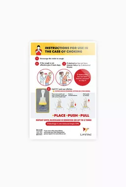 Lifevac Instructional Poster