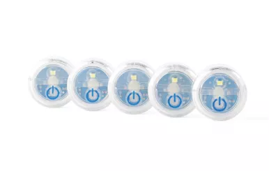 Luxpro Waterproof Micro LED Puck Lights 5 Pack