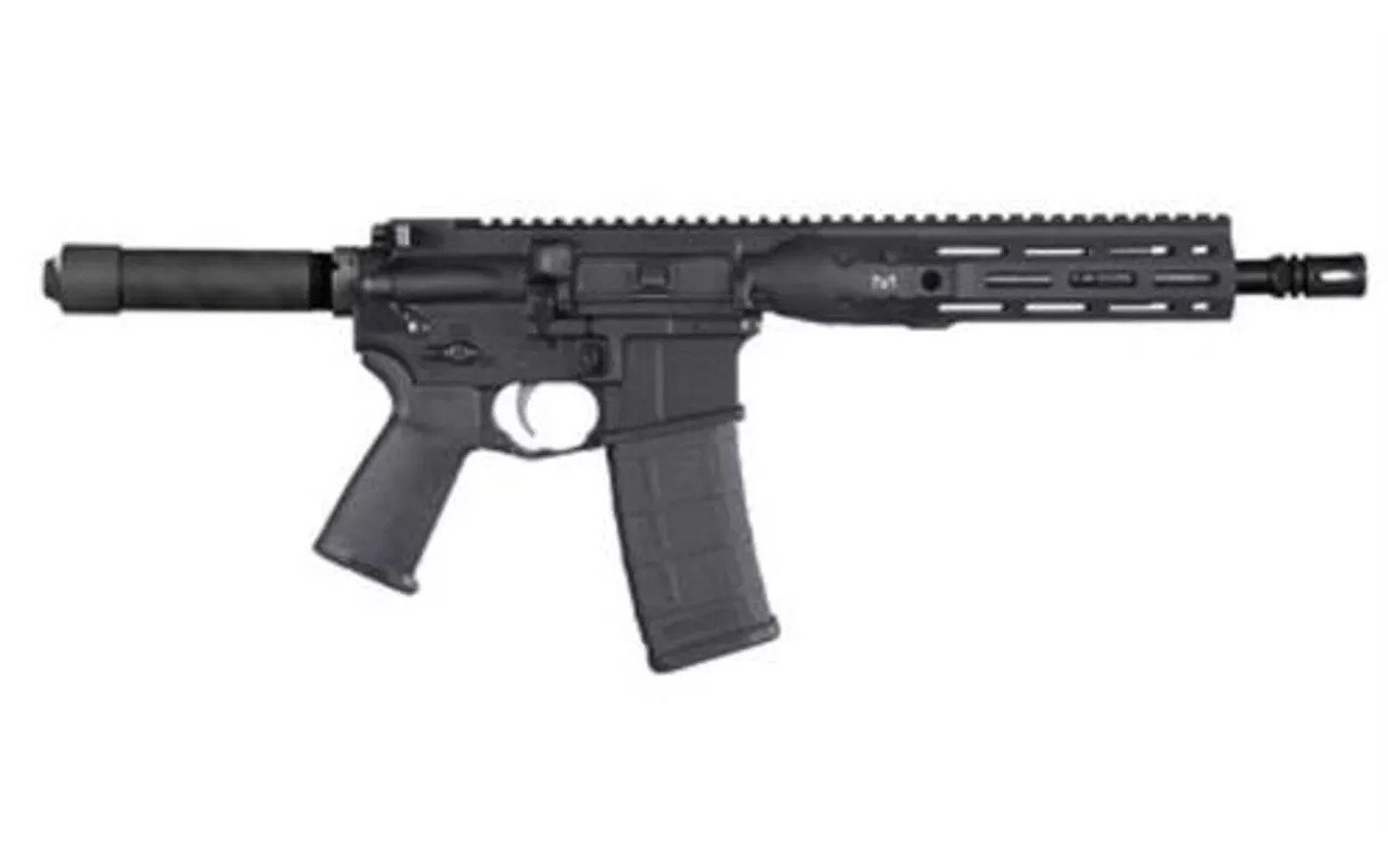 LWRC DI Pistol AR15, 556/223, 10″ Barrel, Black M-Lok 30Rd Mail