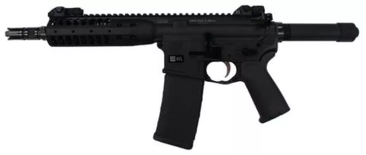 LWRC PSD IC 5.56mm NATO 8.5″ Barrel Flash Hider Skirmish Sights Magpul Grip Black Parkerized Finish 30rd