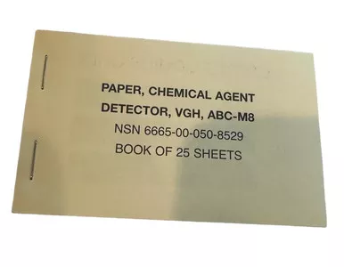 M8 Chemical Agent Detector Paper