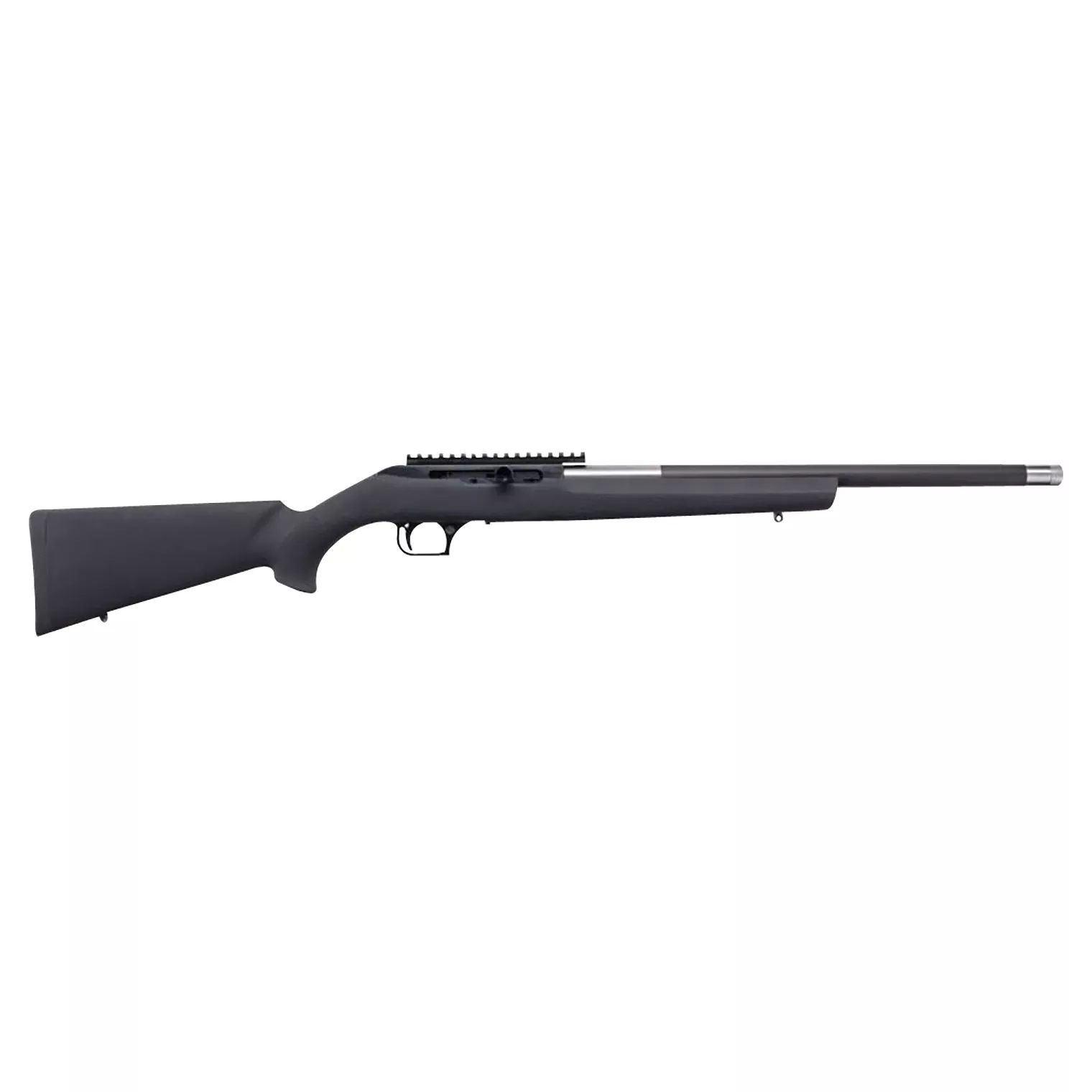 Magnum Research SBA22WMH Magnum Lite Straight Bolt 22 WMR 9+1 19” Black Threaded Barrel, Black Anodized Aluminum Receiver w/Picatinny Rail, Black Hogue OverMolded Polymer Stock