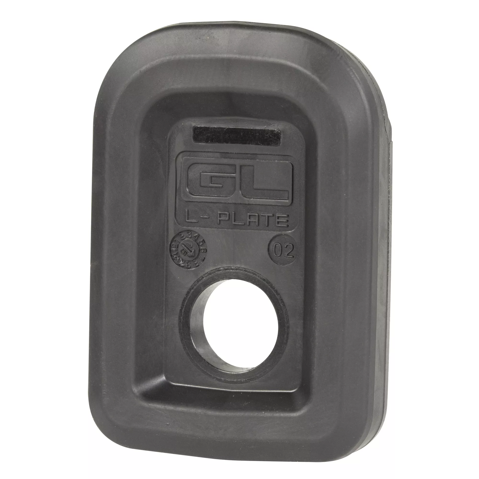 Magpul MAG567-BLK GL L-Plate Made of Polymer w/ Over Molded Rubber & Black Finish for PMAG 17 GL9/15 GL9 Magazines