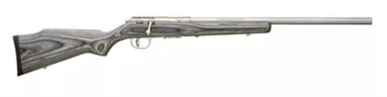 Marlin XT-17VSL, ProFire Adjustable Trigger, Laminate Black/Gray Stock with Studs, Stainless Steel, 4&7-Shot Nickel Clip Mag, Scope Base Blocks, 22″ Varmint Barrel