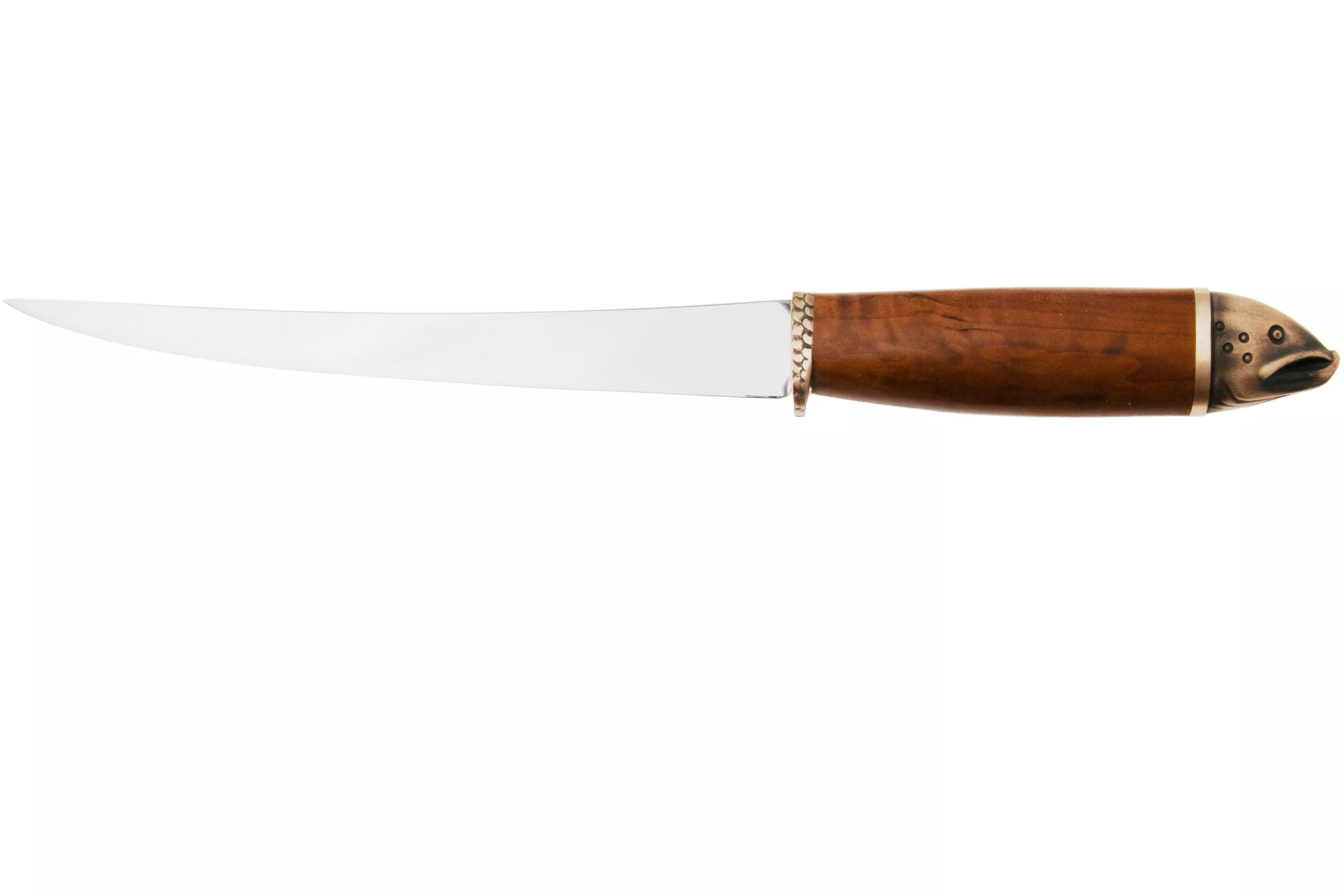 Marttiini Salmon Filleting Knife 552017W Polished 1.4034, Birch, filleting knife