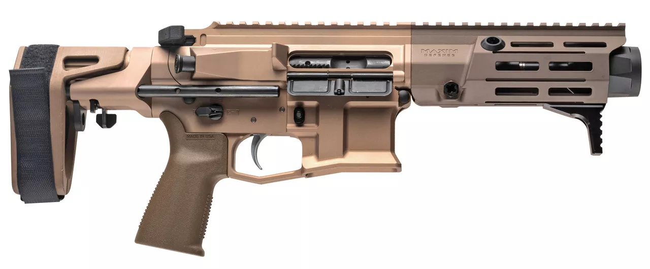 Maxim Defense PDX .300 Blackout, 5.5″ Barrel, PDW Brace, Hate Brake, FDE, 20rd