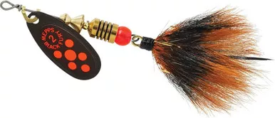 Mepps Black Fury Distressed Treble Fishing Lure Red Orange 1/6Oz BF2T FL
