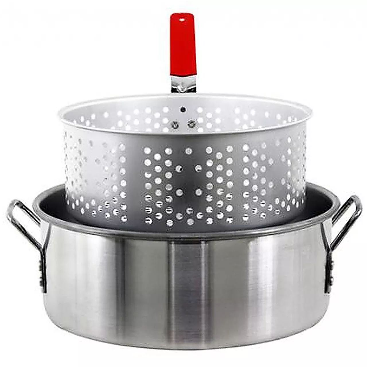 The Metal Ware Corp 10.5 Qt. Aluminum Pot With Strainer Basket