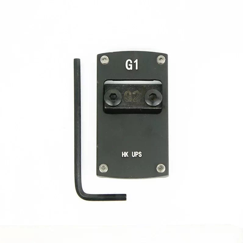 Micro Red Dot Sight Mount Base Plate for HK USP Pistols, G1, Black