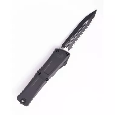 Microtech 1142-3T Combat Troodon Gen III D/E - Black Handle - Black Blade