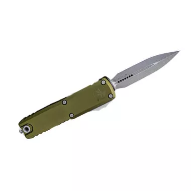 Microtech UTX-85 Gen IV OTF Automatic Knife Od Green 3” M390 Apocalyptic Dagger Stonewash