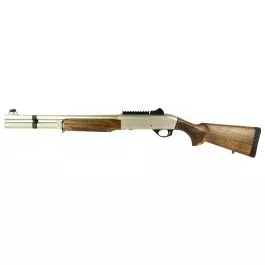 Military Arms Corp Mac 2 Tactical Marine Wood 12ga 3″ 18.5″ 5rd Nickel